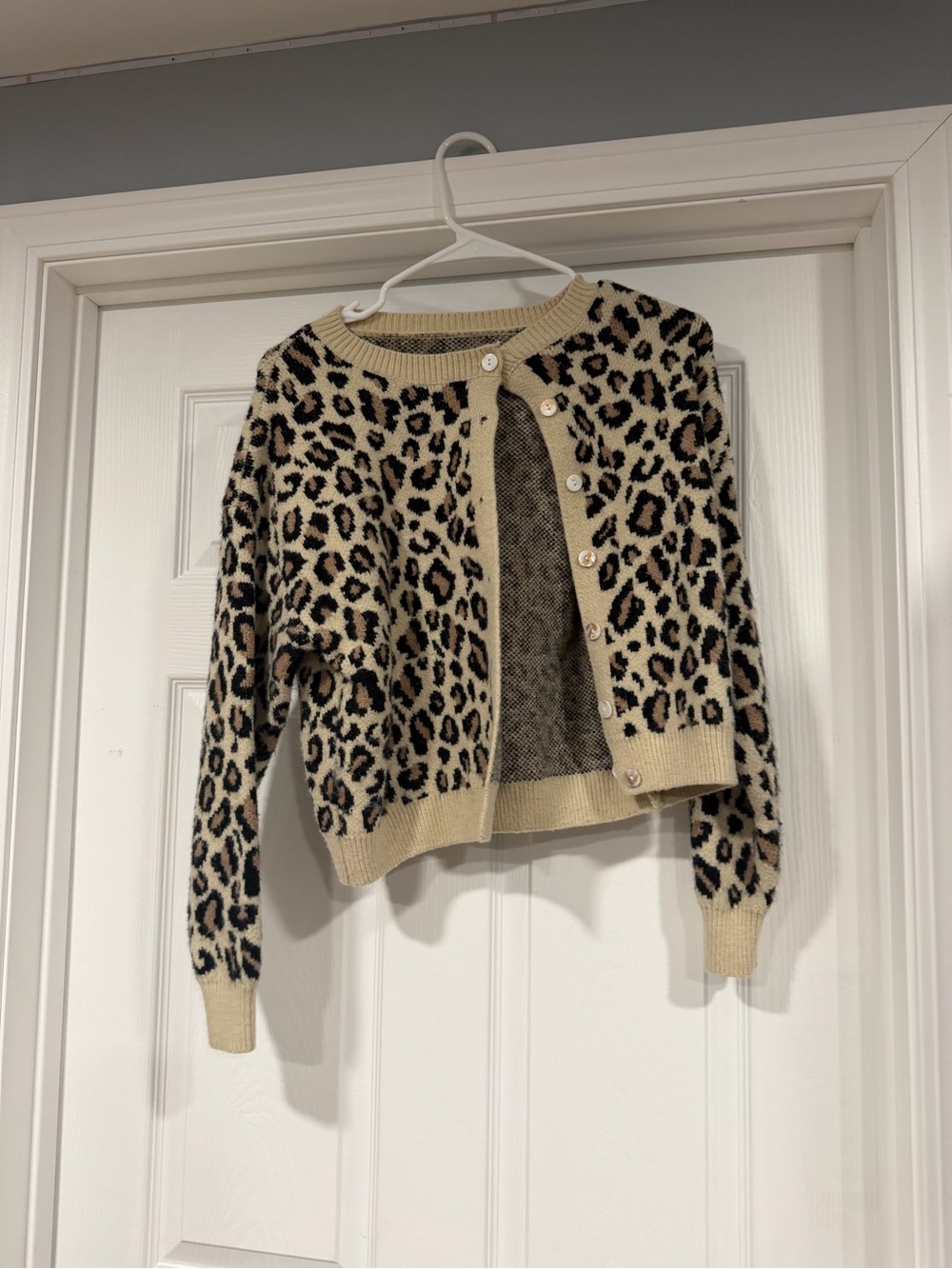 Cheetah Print Cardigan